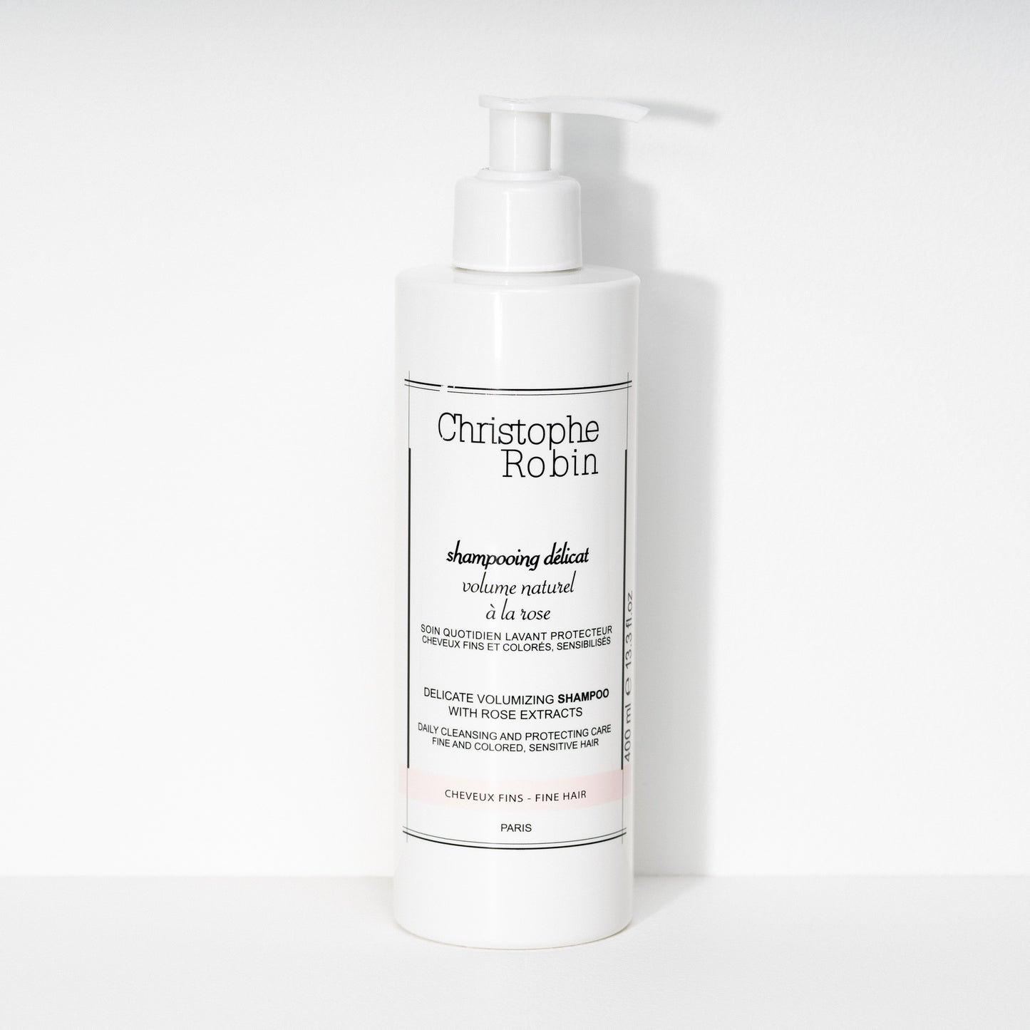 CHRISTOPHE ROBIN SHAMPOO 400ML Delicate Volumizing Shampoo With Rose Extracts