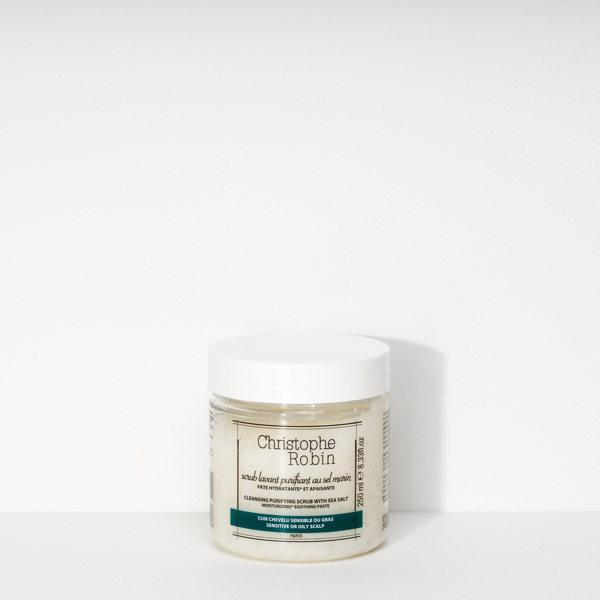 CHRISTOPHE ROBIN SHAMPOO 250ML Cleansing Purifying Scrub With Sea Salt