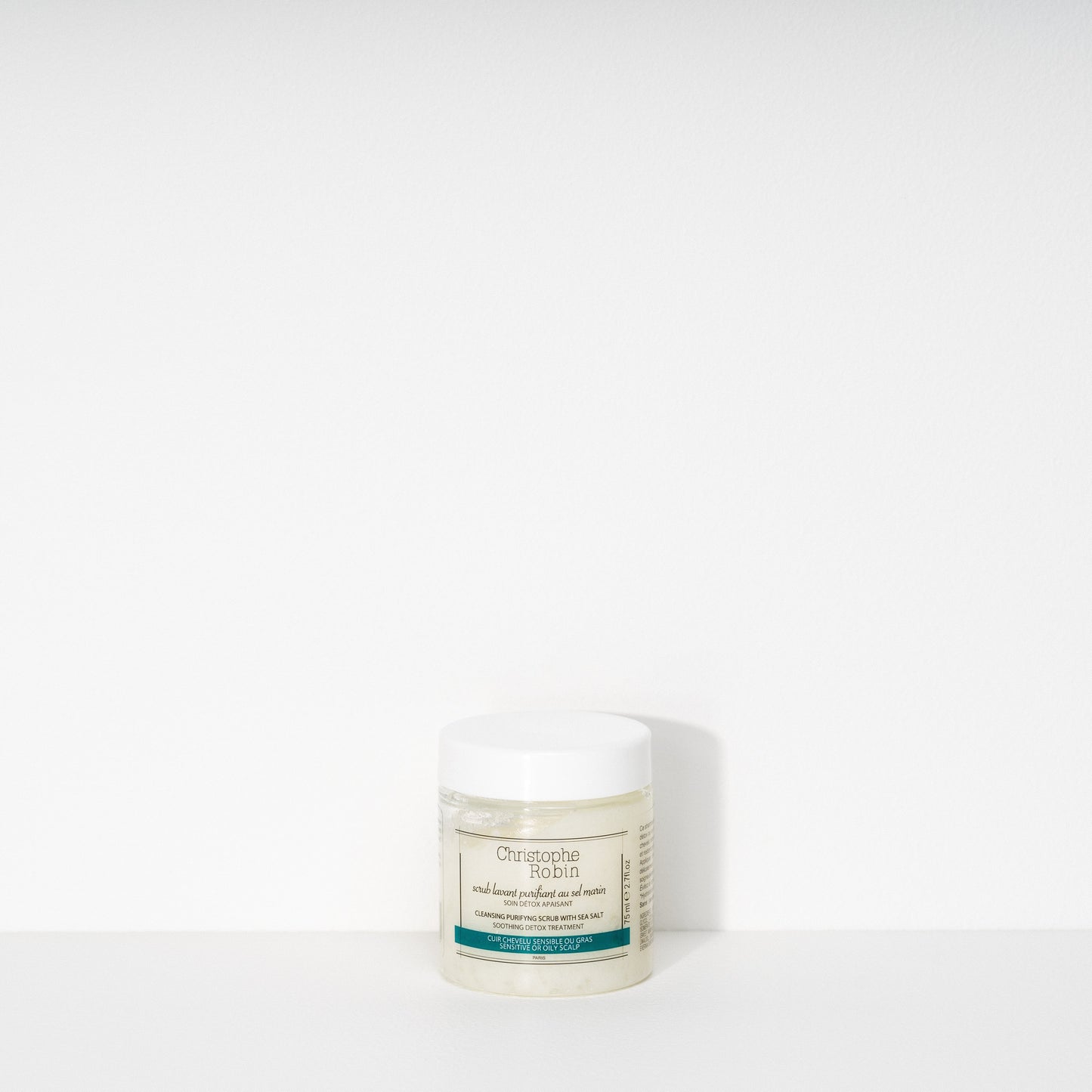 CHRISTOPHE ROBIN SHAMPOO 75ML Cleansing Purifying Scrub With Sea Salt