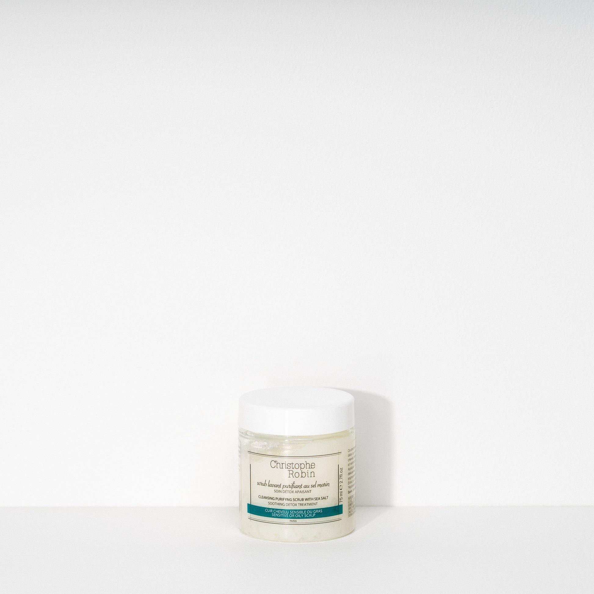 CHRISTOPHE ROBIN SHAMPOO 75ML Cleansing Purifying Scrub With Sea Salt