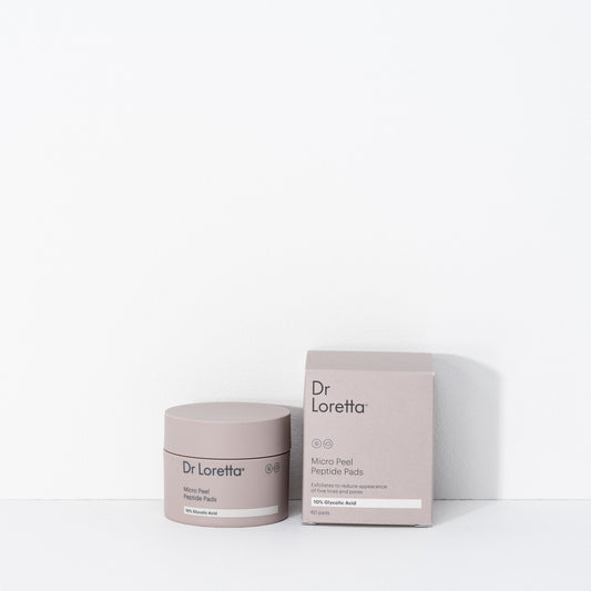 DR LORETTA SKIN CARE TONERS AND ASTRINGENTS 60 pads Micro Peel Peptide Pads