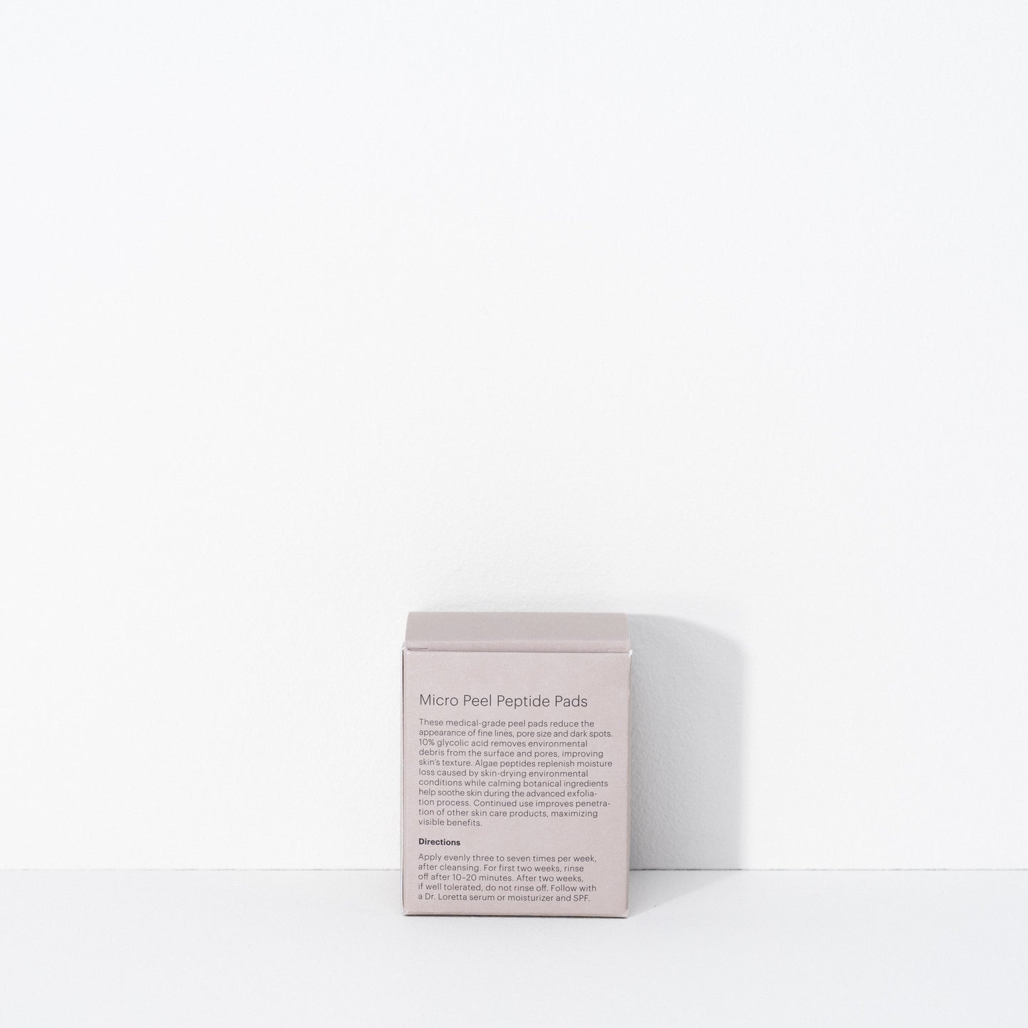 DR LORETTA SKIN CARE TONERS AND ASTRINGENTS Micro Peel Peptide Pads